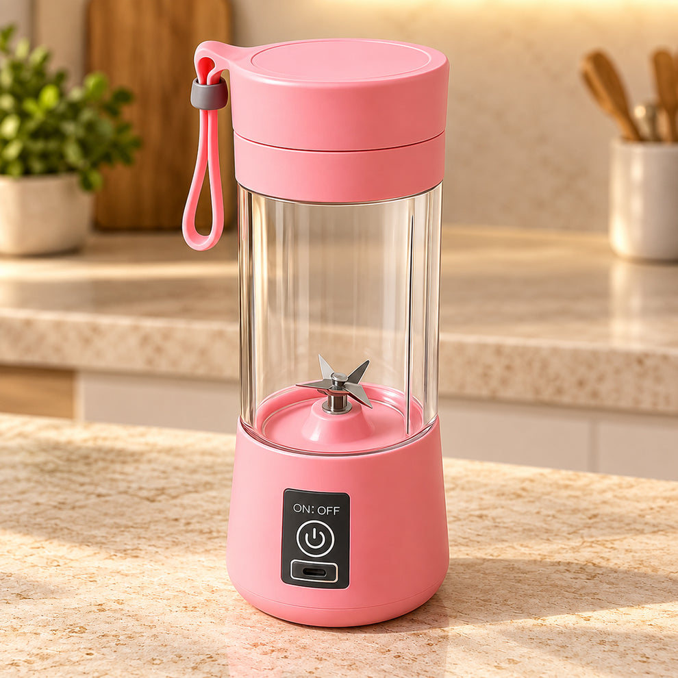 Portable USB Electric Juicer – 6-Blade Blender & Shaker |